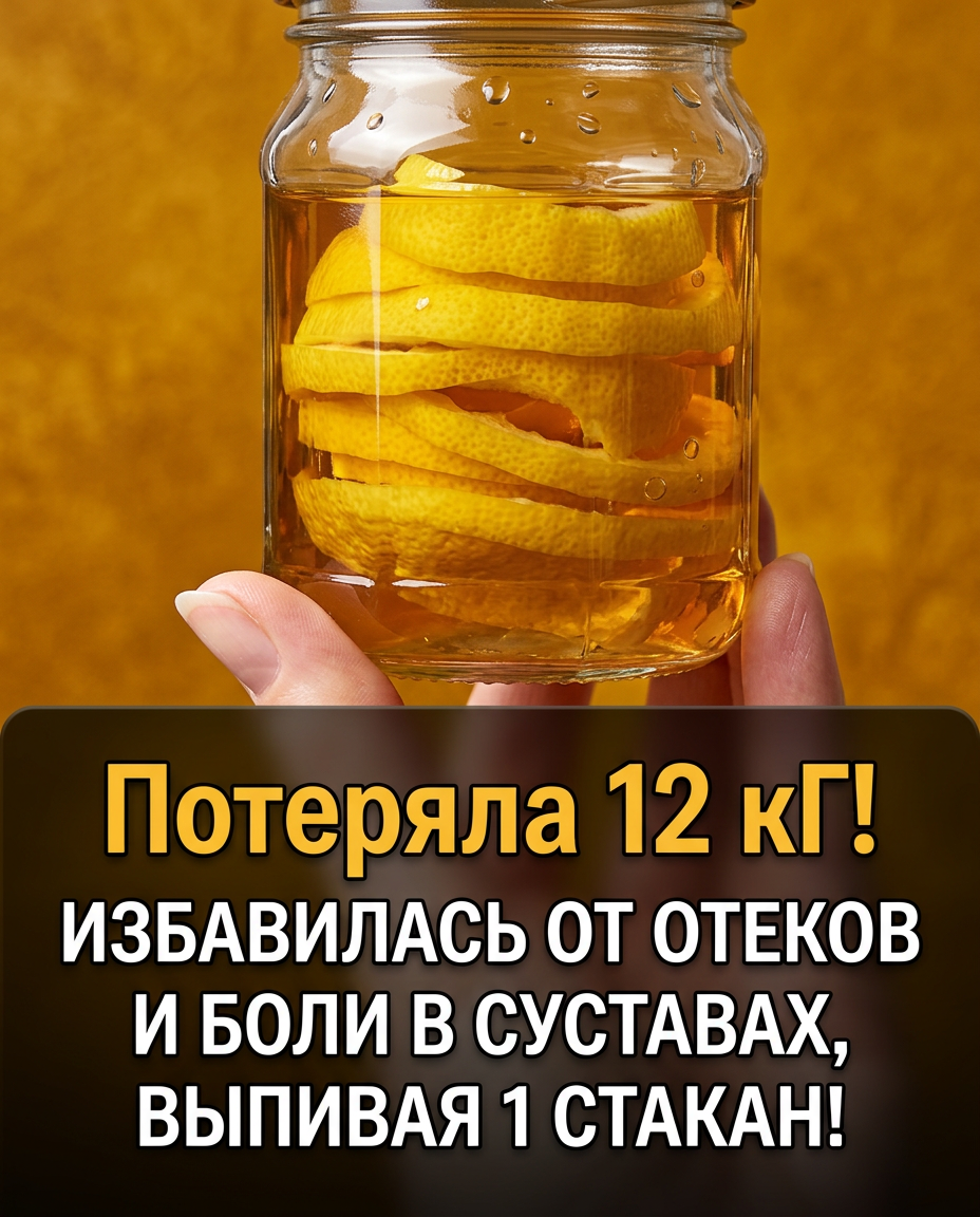 В 47 лет: минус 12 кг, отёки и боли в суставах благодаря 1 стакану в день! Рецепт.