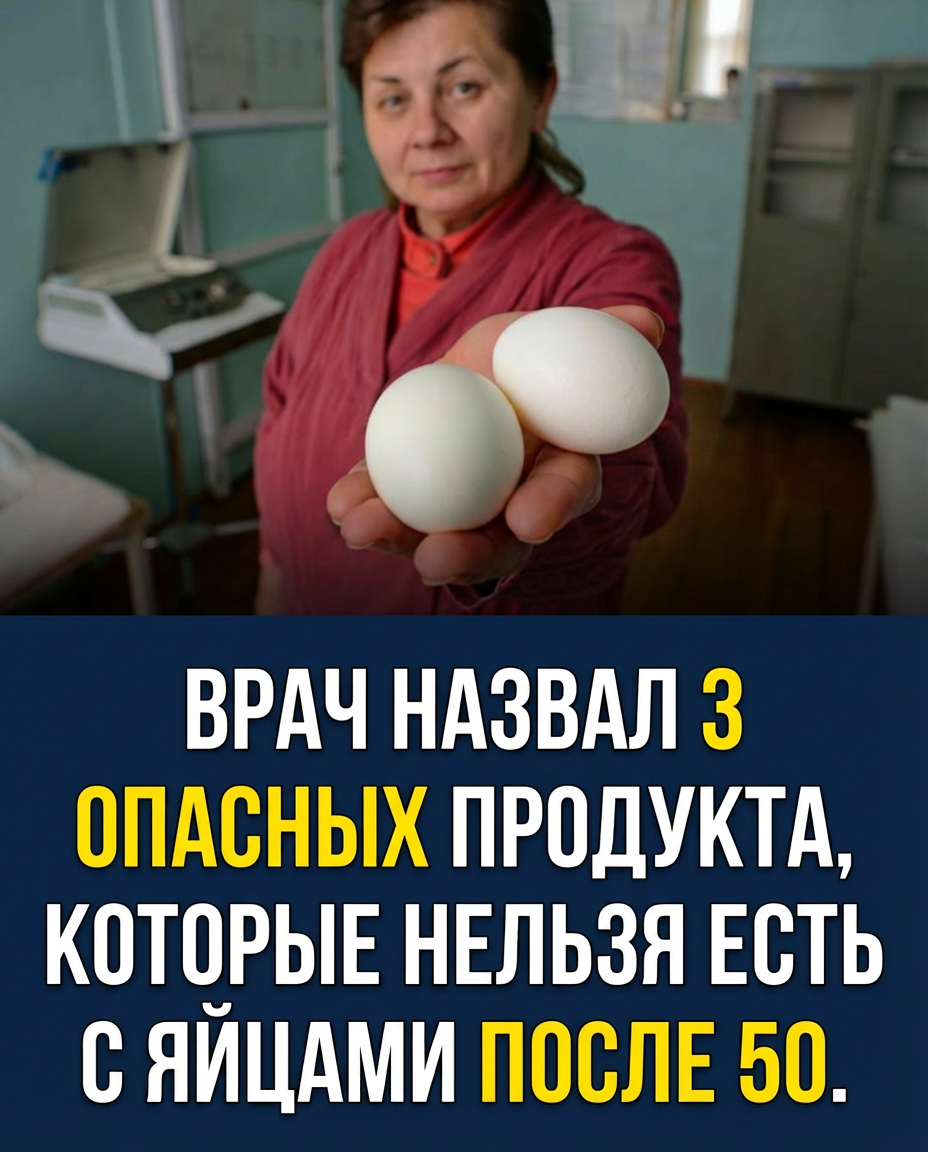 Три сочетания продуктов с яйцами, которые вредят пищеварению после 50 лет