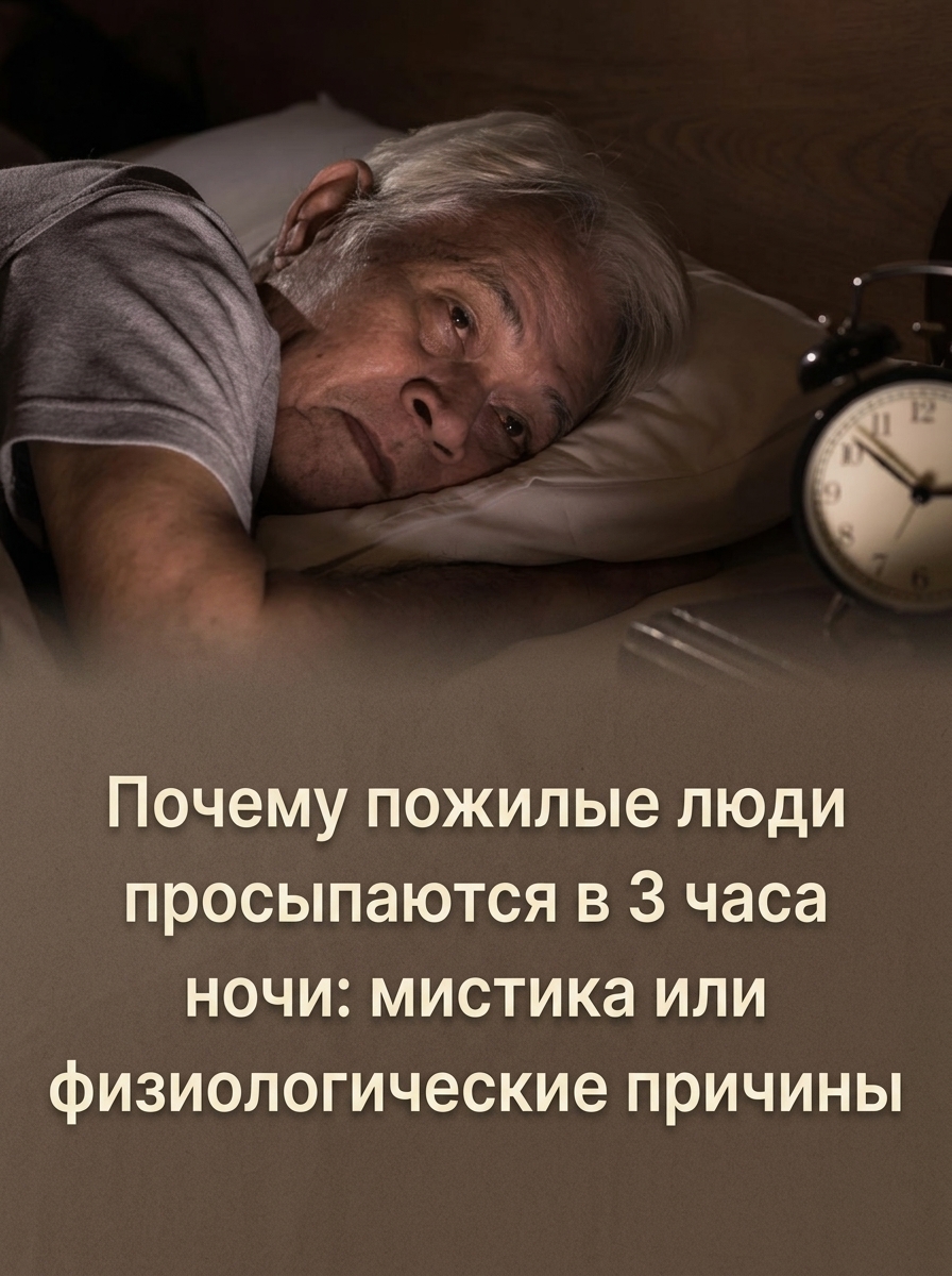 Почему пожилые люди просыпаются в три часа ночи: физиологические аспекты и причины