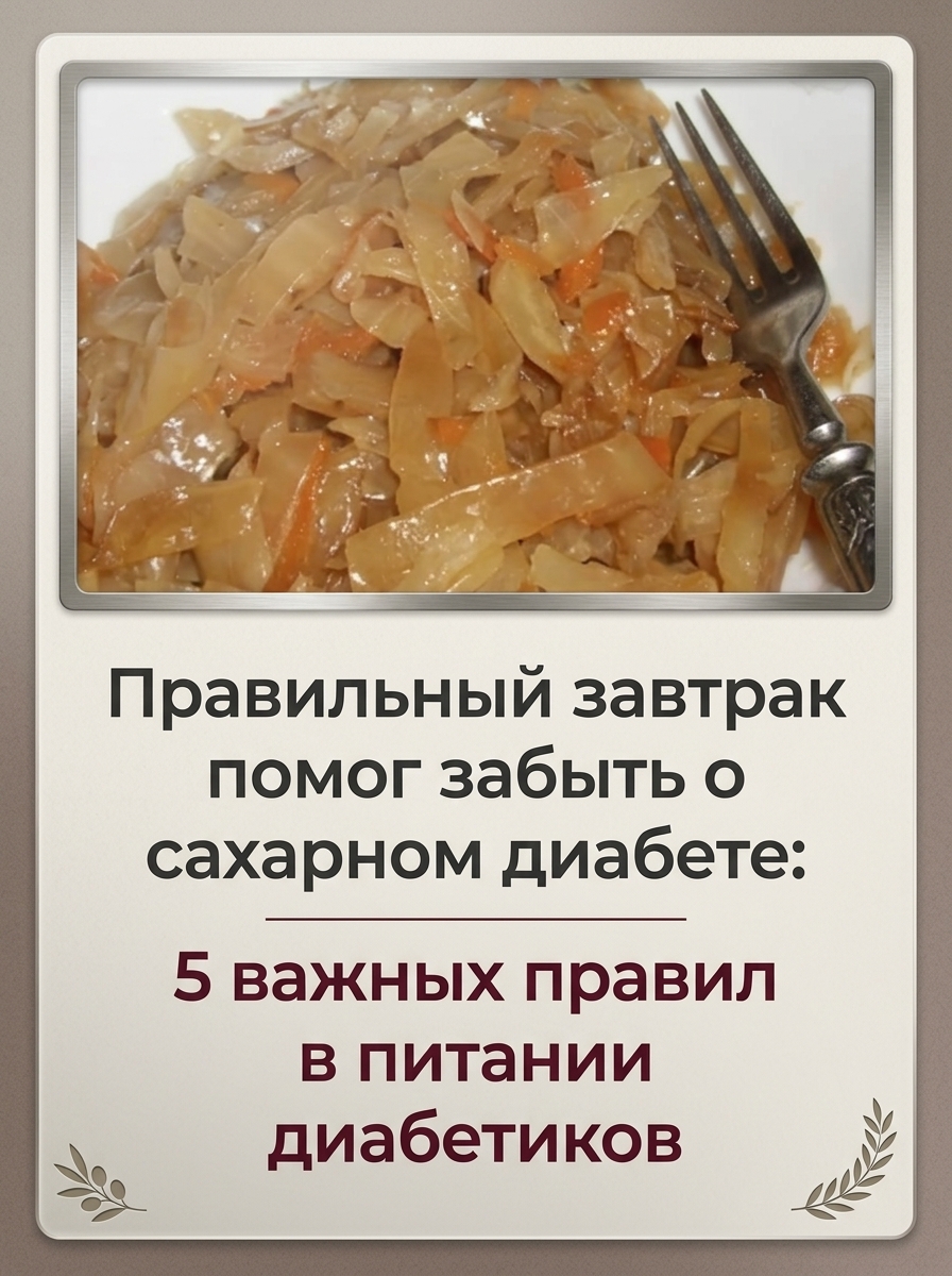 Как завтрак помогает контролировать уровень сахара при диабете