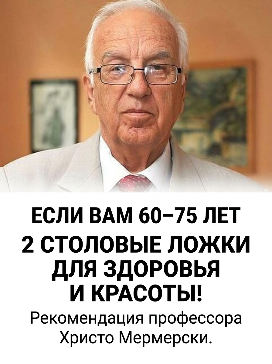 Секреты долголетия от Христо Мермерски: как продлить молодость после шестидесяти