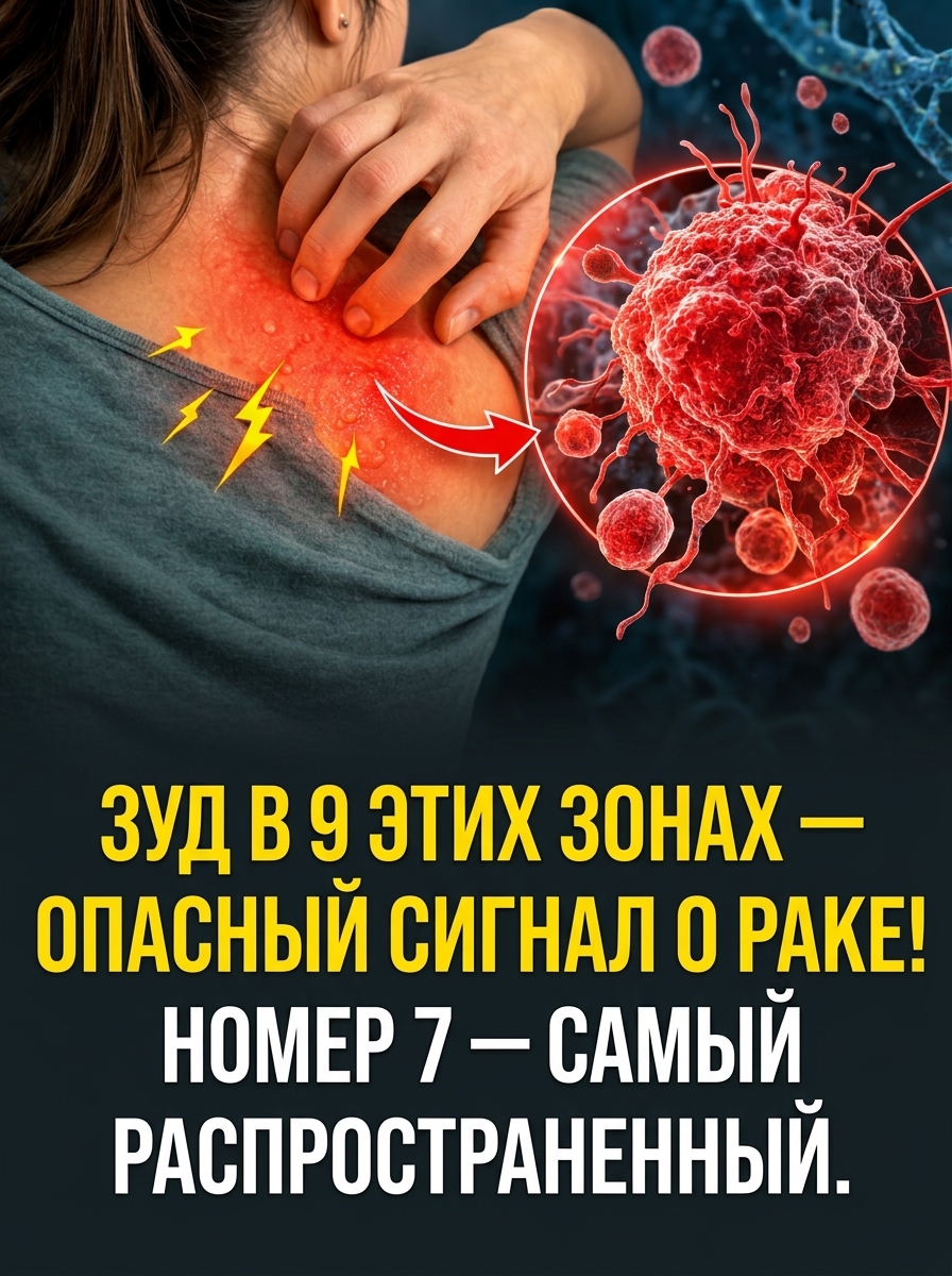 Девять зон на теле, зуд в которых может указывать на опасные заболевания