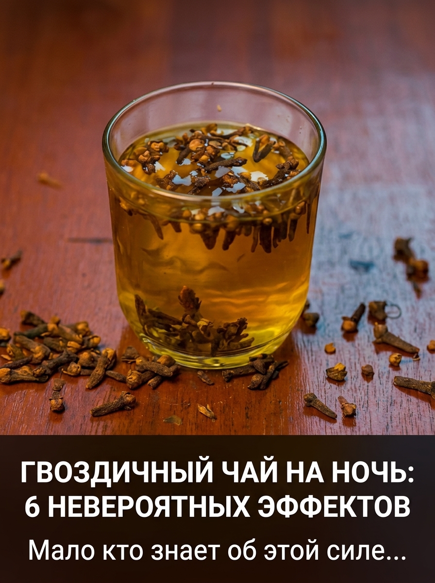 Польза вечернего чая с гвоздикой для здоровья и восстановления организма
