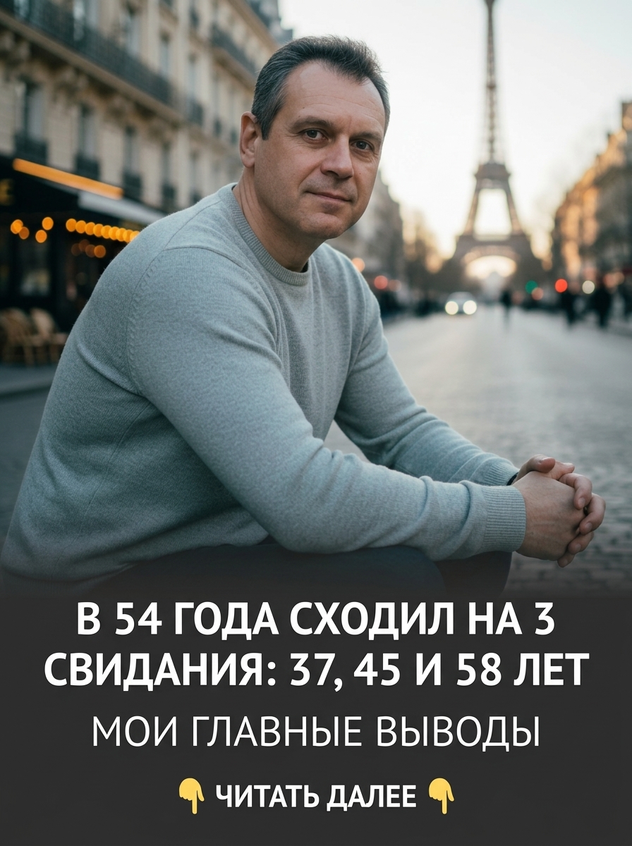 Уроки свиданий в зрелом возрасте глазами мужчины